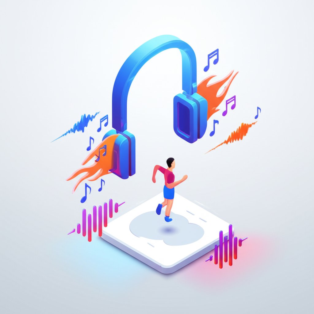 Music: the invisible fuel igniting your inner athlete's performance.