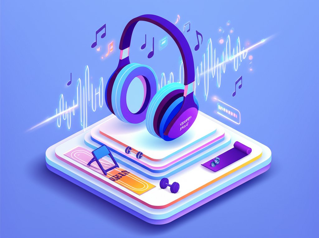 Crafting personalized workout music playlists to elevate exercise intensity and motivation.