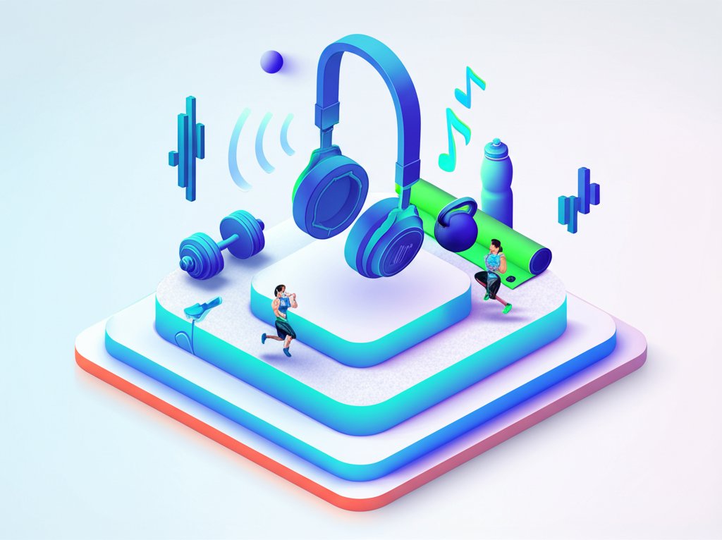 Upbeat workout music playlist fuels energy and keeps you moving.