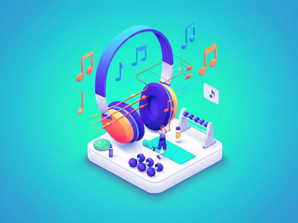 Workout soundtrack benefits: enhanced performance, motivation, and focus.