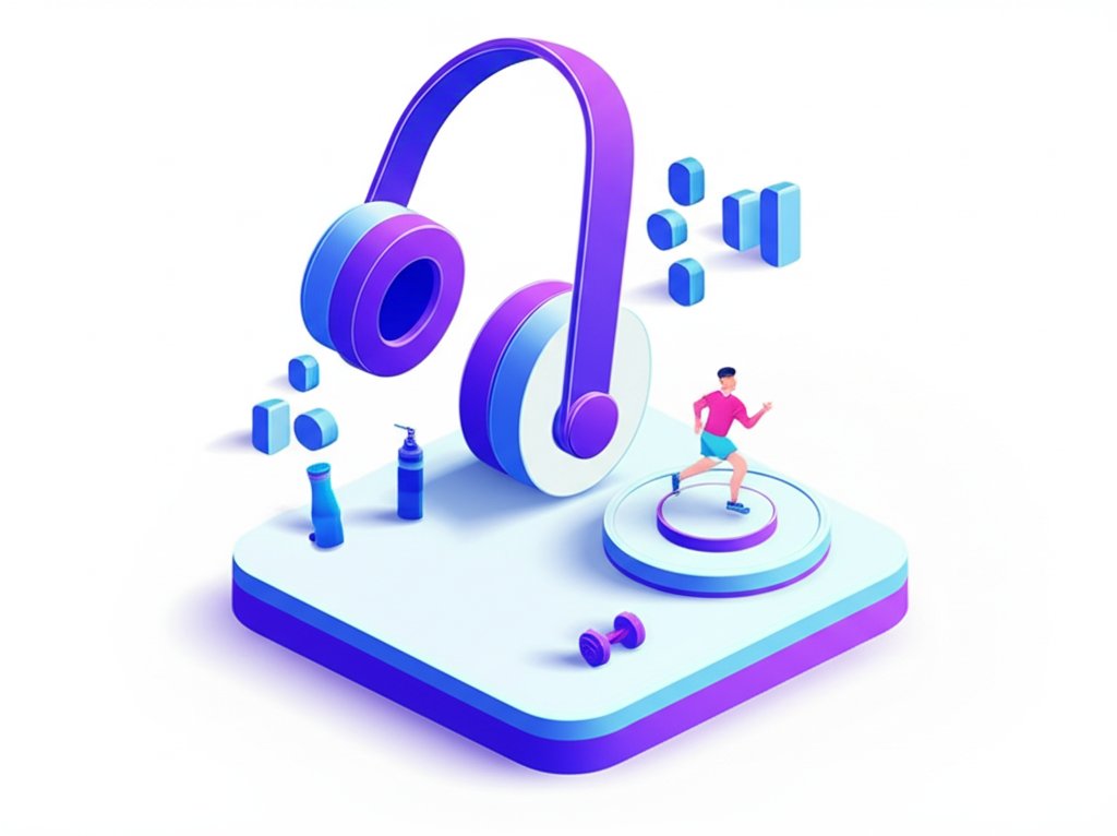 Infographic: Fueling workouts and boosting performance with sound.