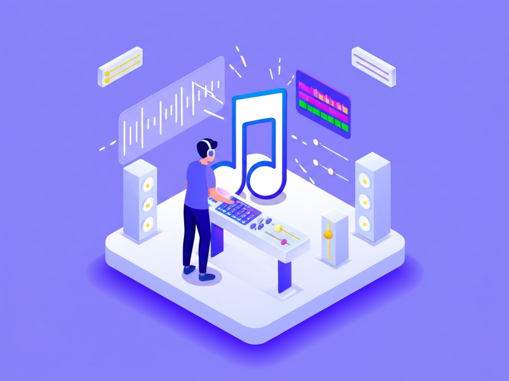 Curating a powerful playlist for focus, not just popular hits.