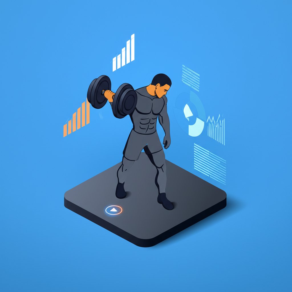 Muscular man intensely lifting weights in a gym, representing bodybuilding motivation videos.