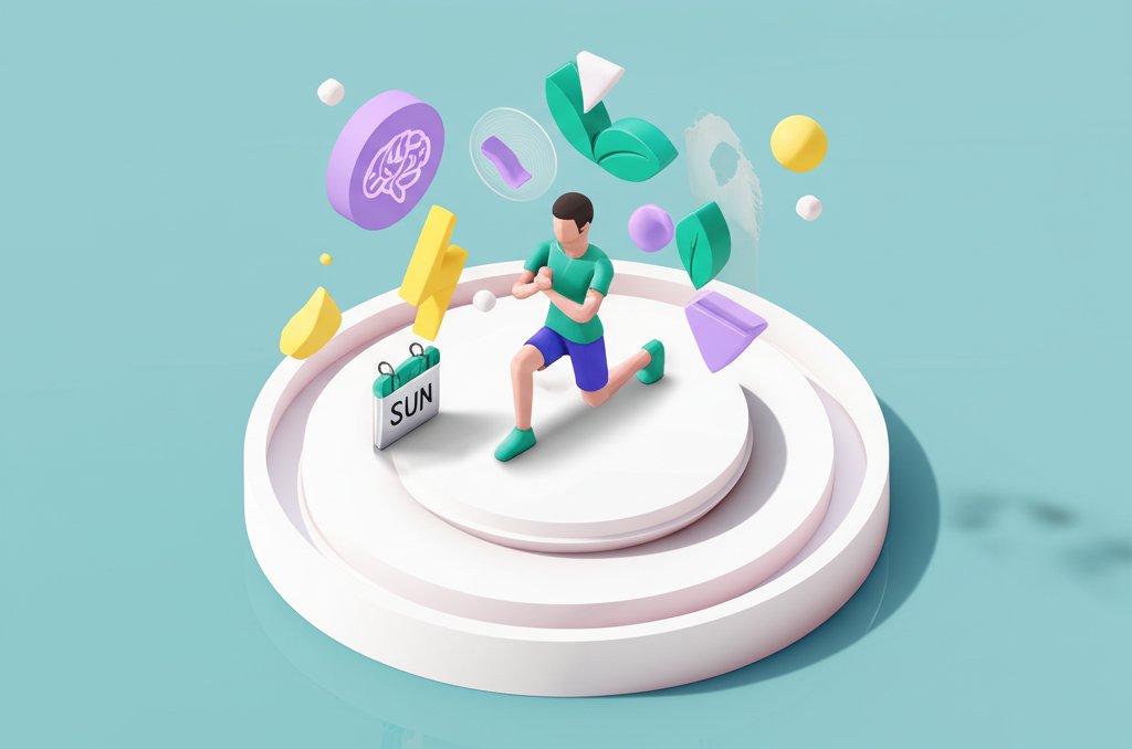 Non-negotiable Sunday workout benefits: mental clarity, energy, and a successful week.